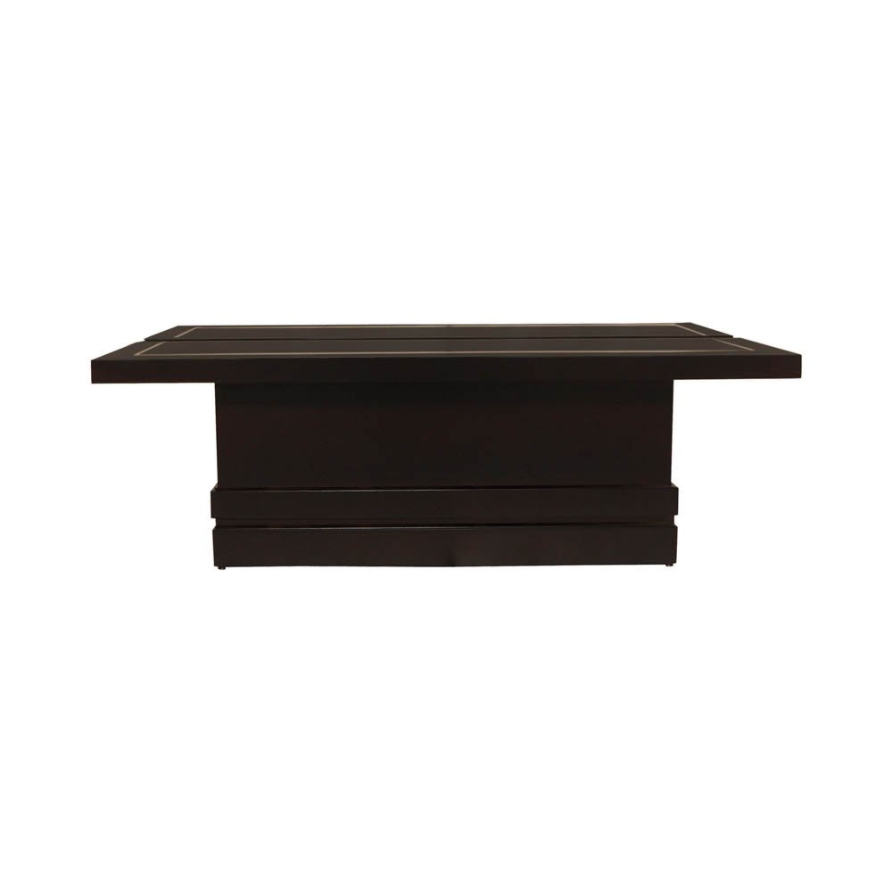 Adam Rectangular Dark Brown Coffee Table | Modern Furniture + Decor