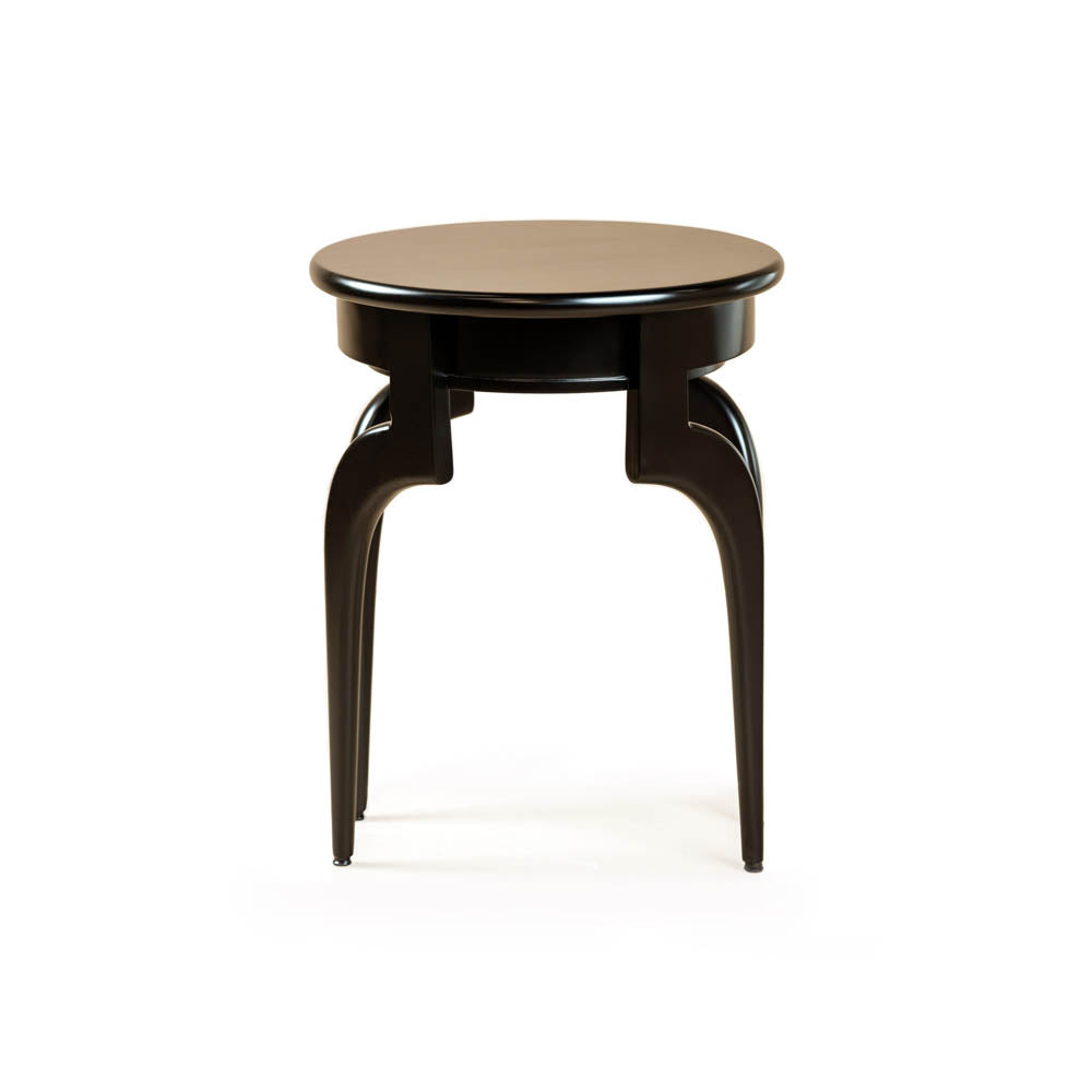 Adney Circular Curved Leg Side Table | Modern Furniture + Decor