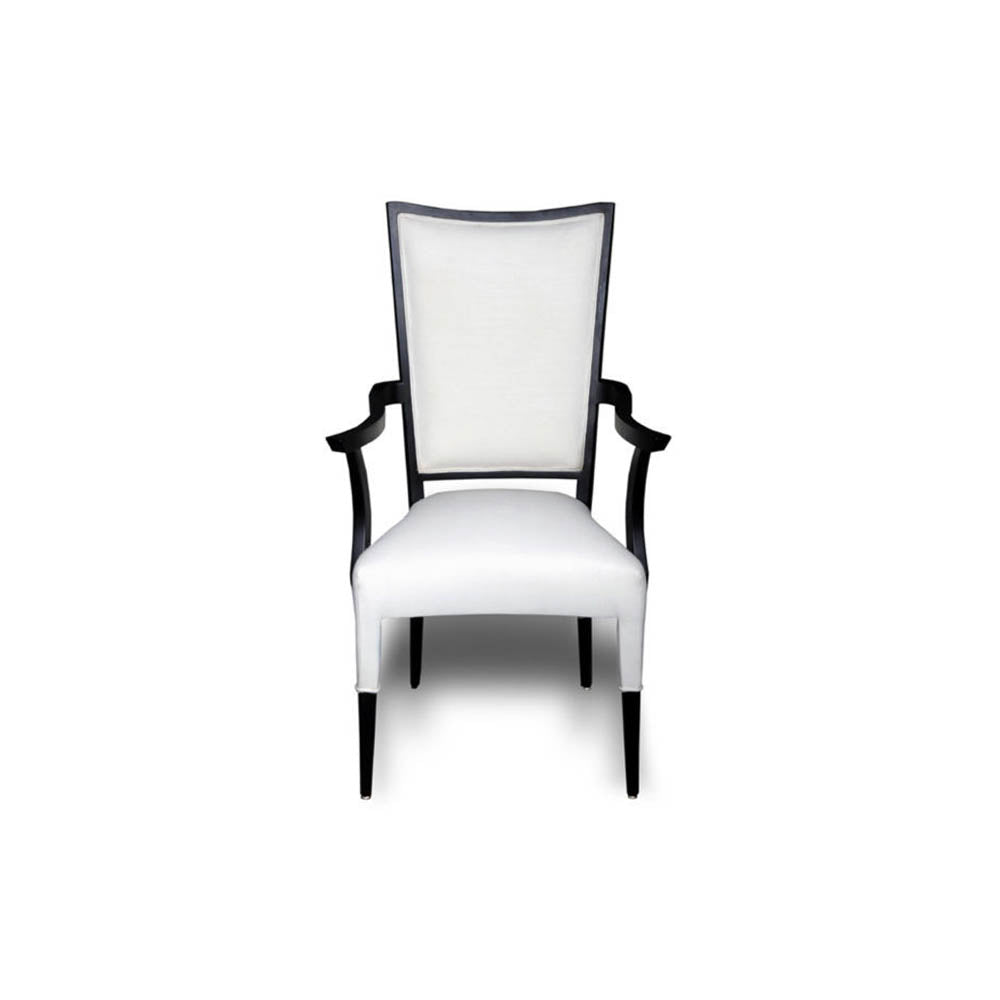 Agustin Upholstered Dining Chair with Arms | Modern Furniture + Decor