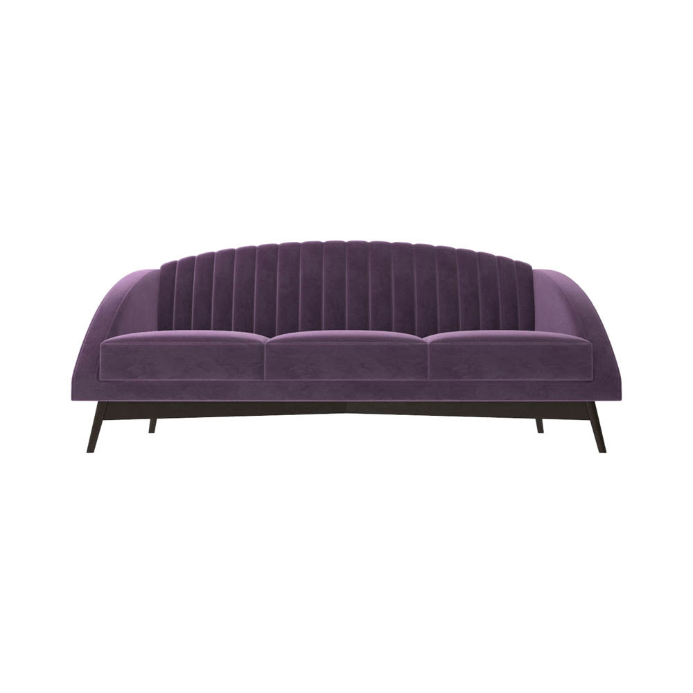 Alina Upholstered Striped Sofa | Modern Furniture + Decor
