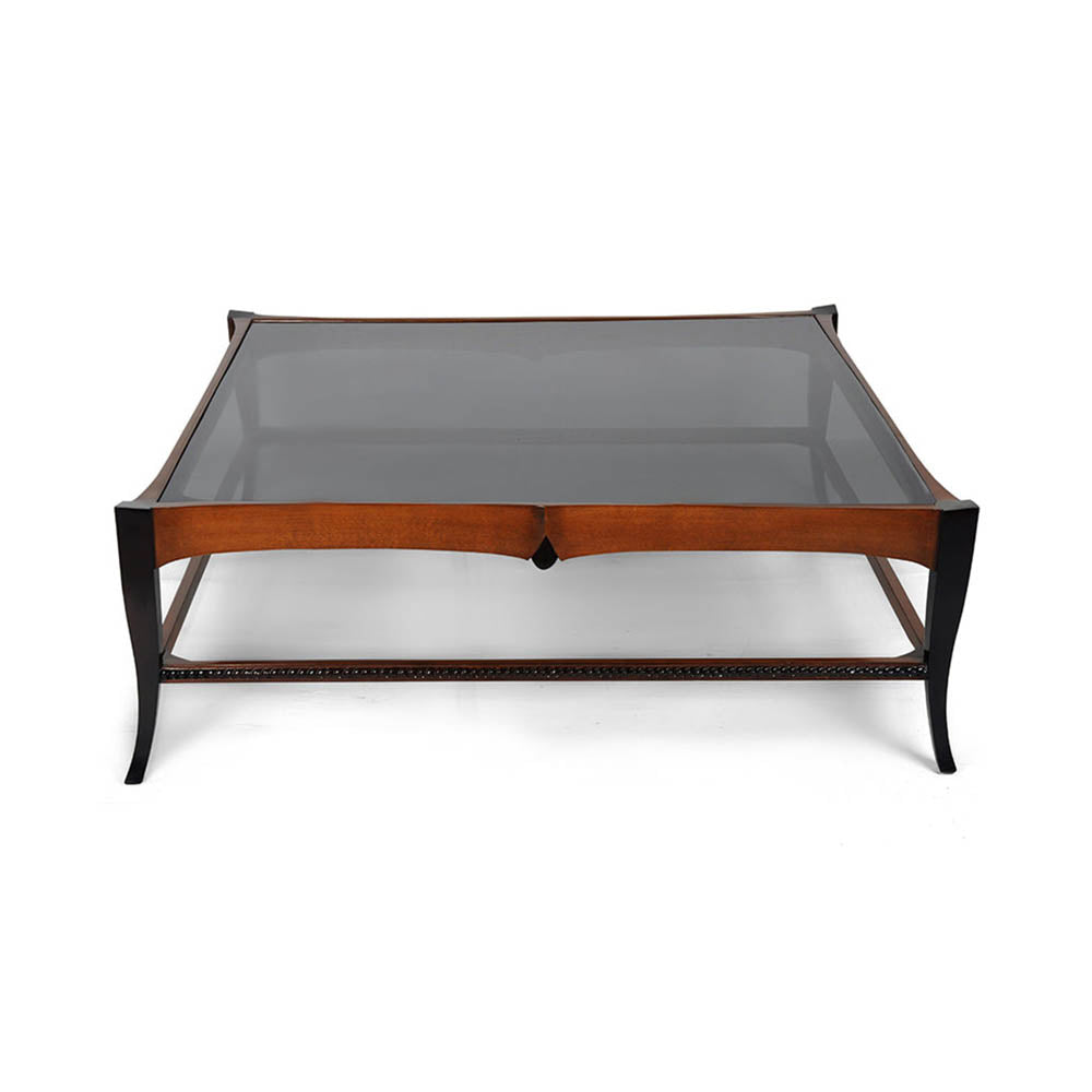 Allegra Square Glass Coffee Table UK | Modern Furniture + Decor