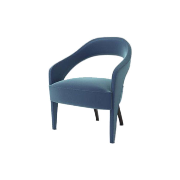 Archy Upholstered Round Back Armchair