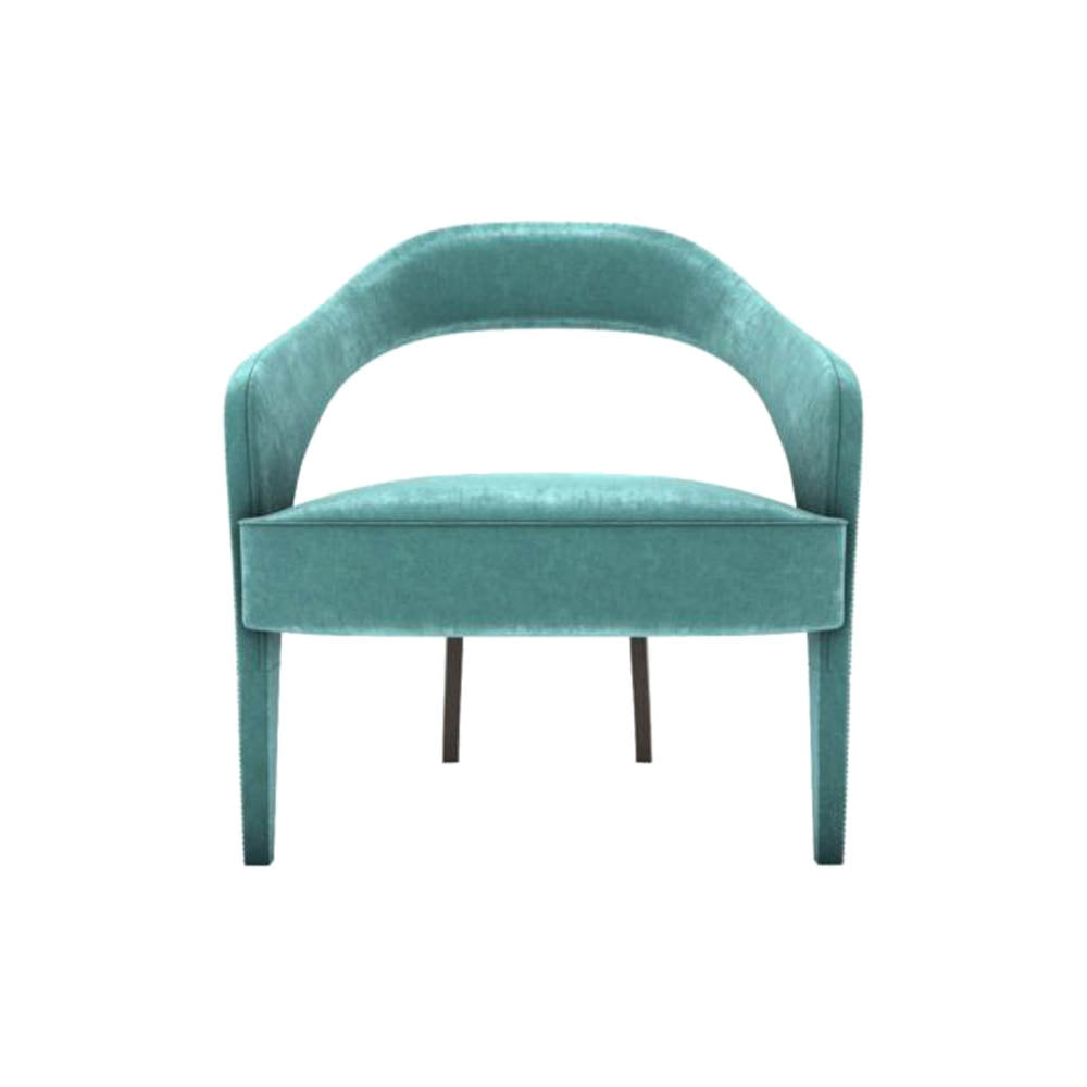 Archy Upholstered Round Back Armchair | Modern Furniture + Decor