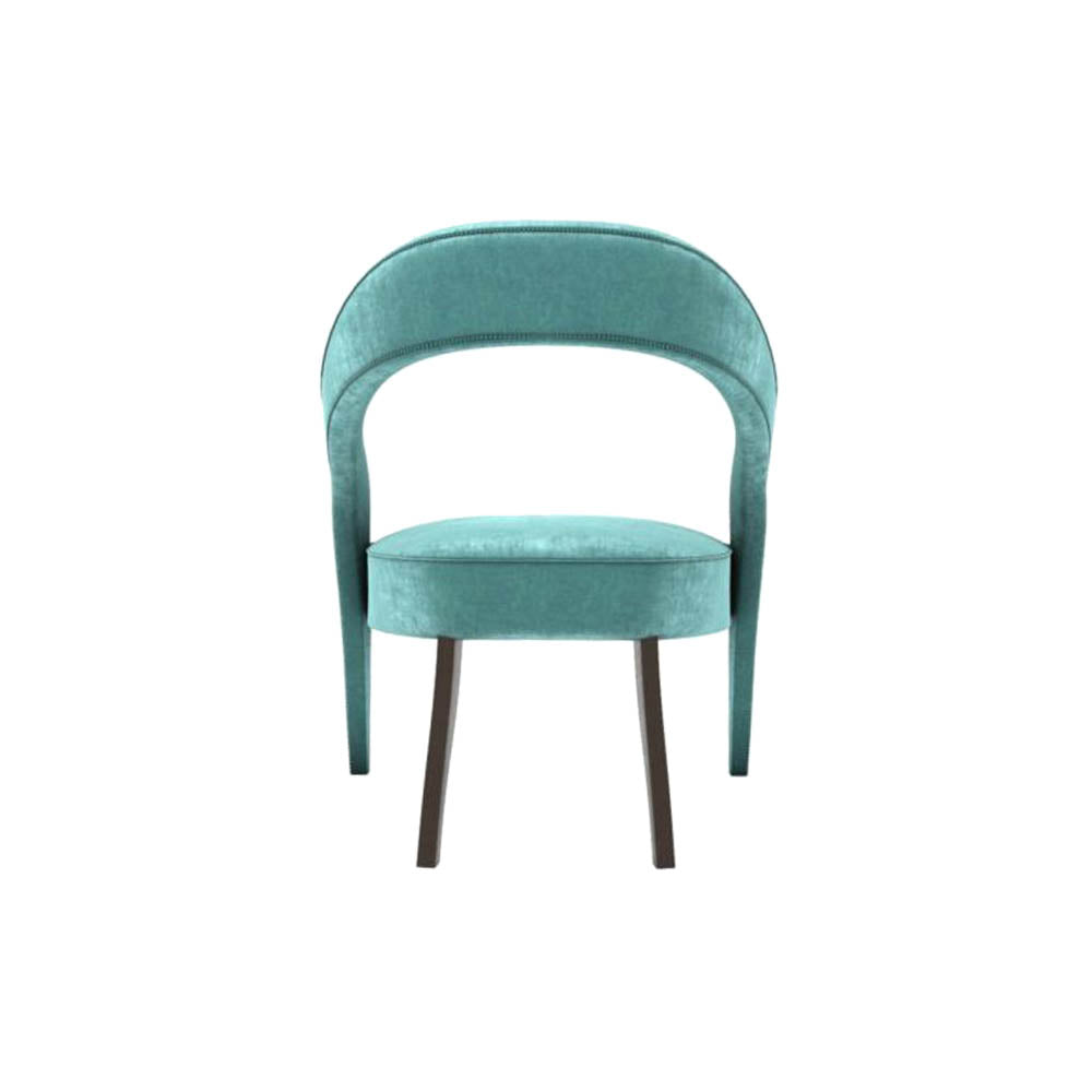 Archy Upholstered Round Back Armchair | Modern Furniture + Decor