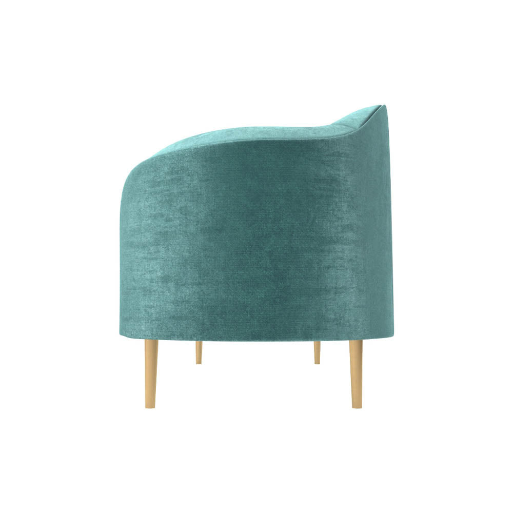 Avril Upholstered Sofa with Curved Back | Modern Furniture + Decor