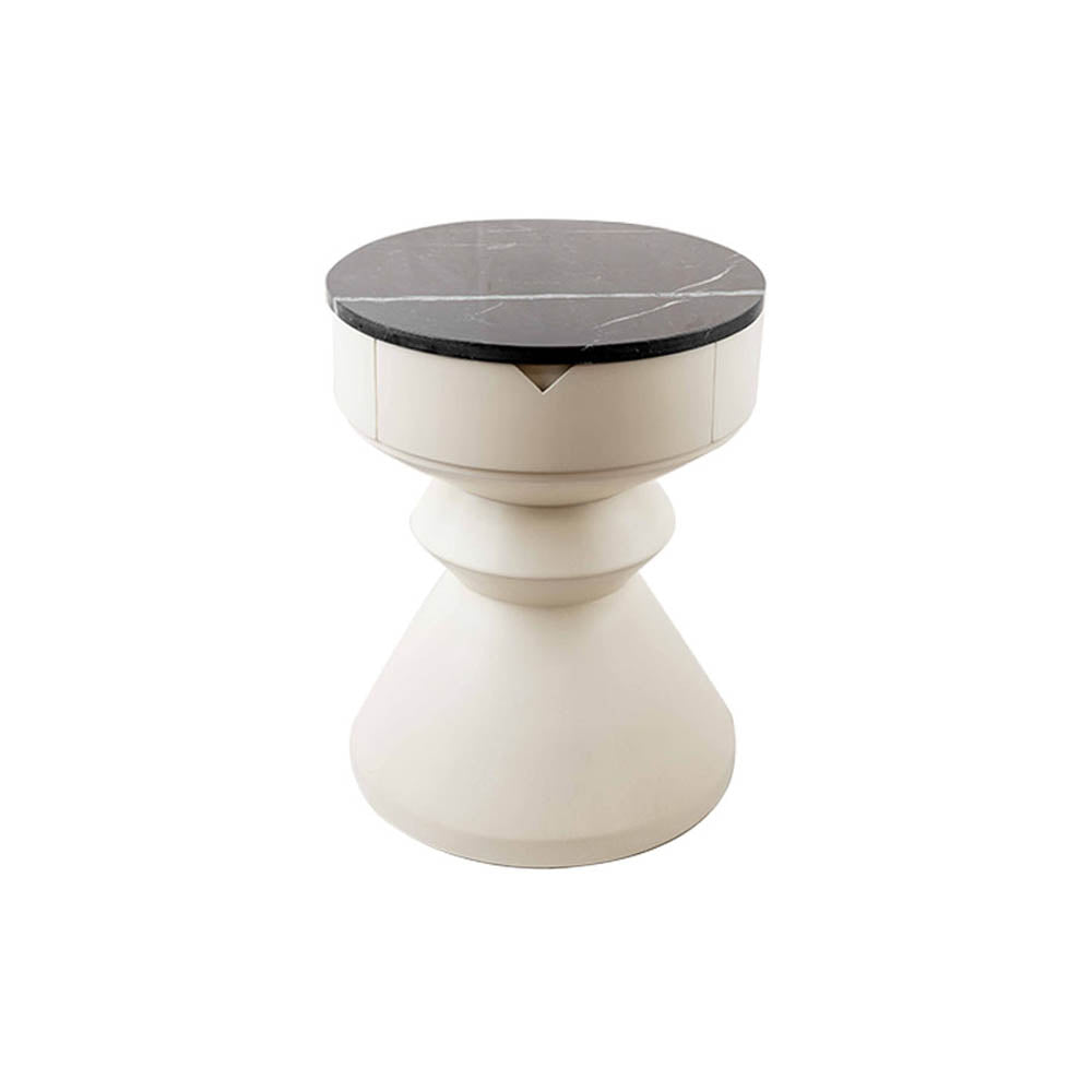 Bishop Bedside Table with Marble Top | Modern Furniture + Decor