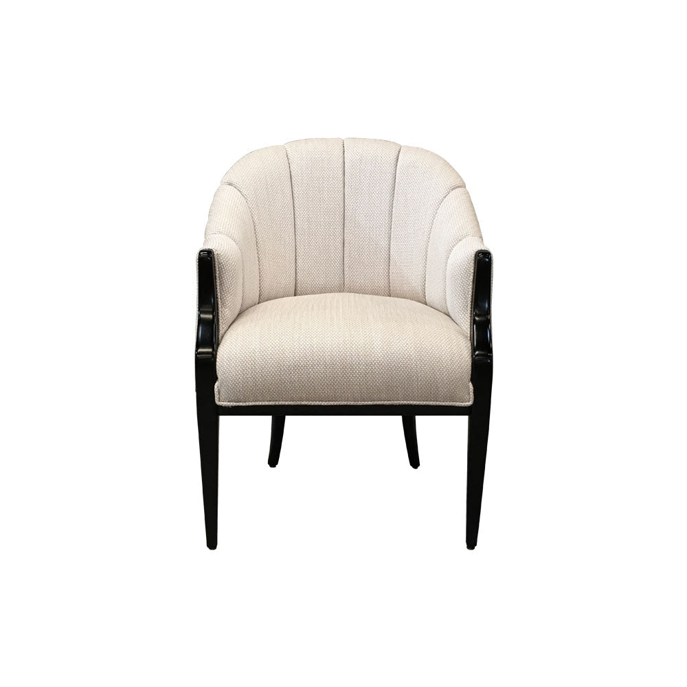 Bogo Striped Upholstered Armchair | Modern Furniture + Decor