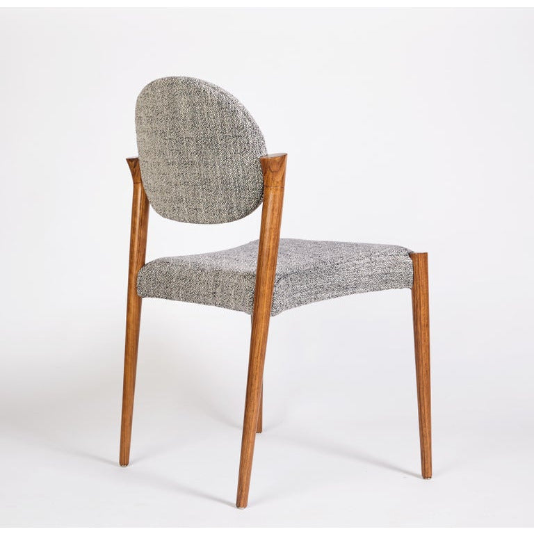 21st Century Tanoco Small Chair Mahogany Wood | Modern Furniture + Decor