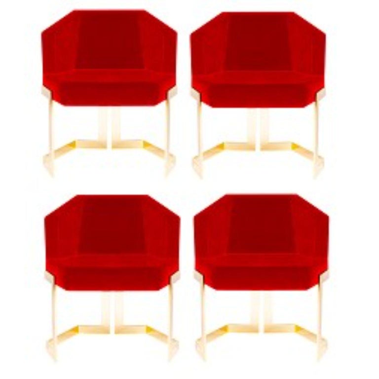 Set of 4 the Hive Dining Chairs, Royal Stranger | Modern Furniture + Decor