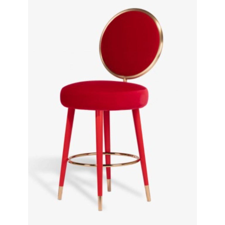 Graceful Counter Stool Red by Royal Stranger | Modern Furniture + Decor