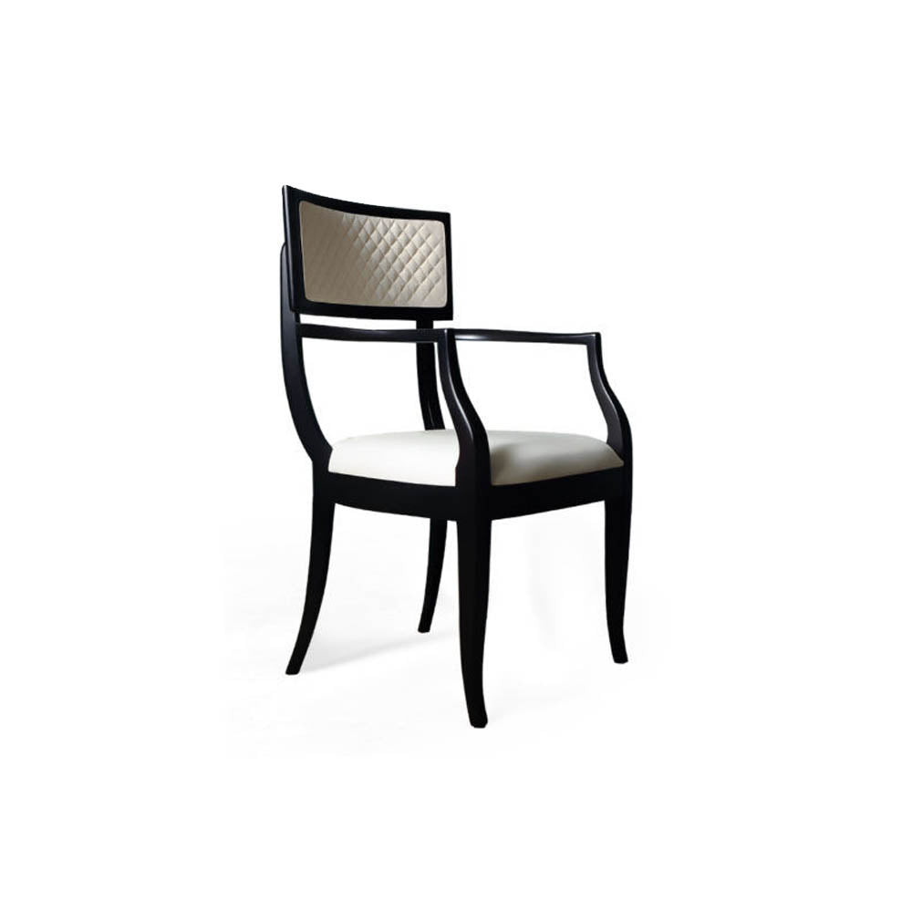 Colton Upholstered Dining Room Chair with Arms | Modern Furniture + Decor