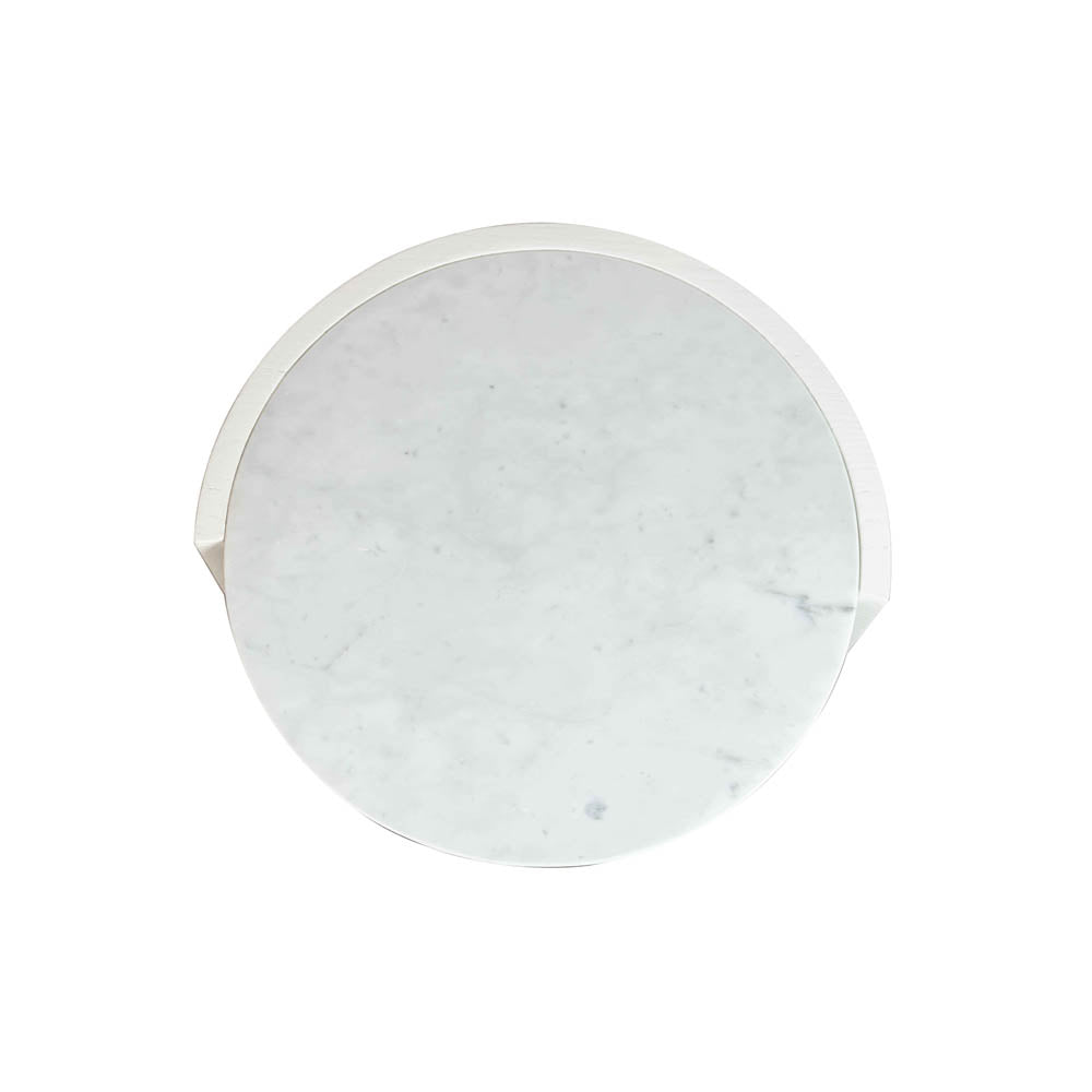 Corndell Cream White Contemporary Bedside Table | Modern Furniture + Decor