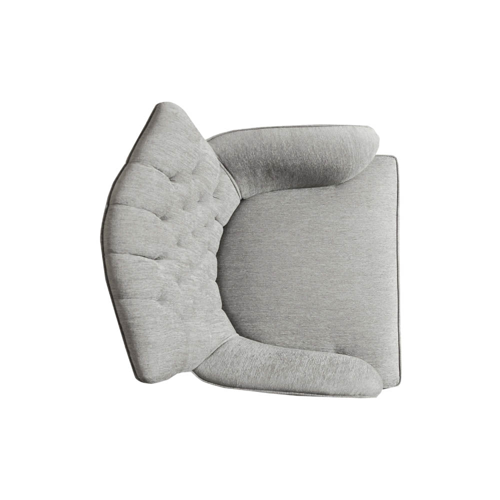 Cross Upholstered Tufted Armchair | Modern Furniture + Decor