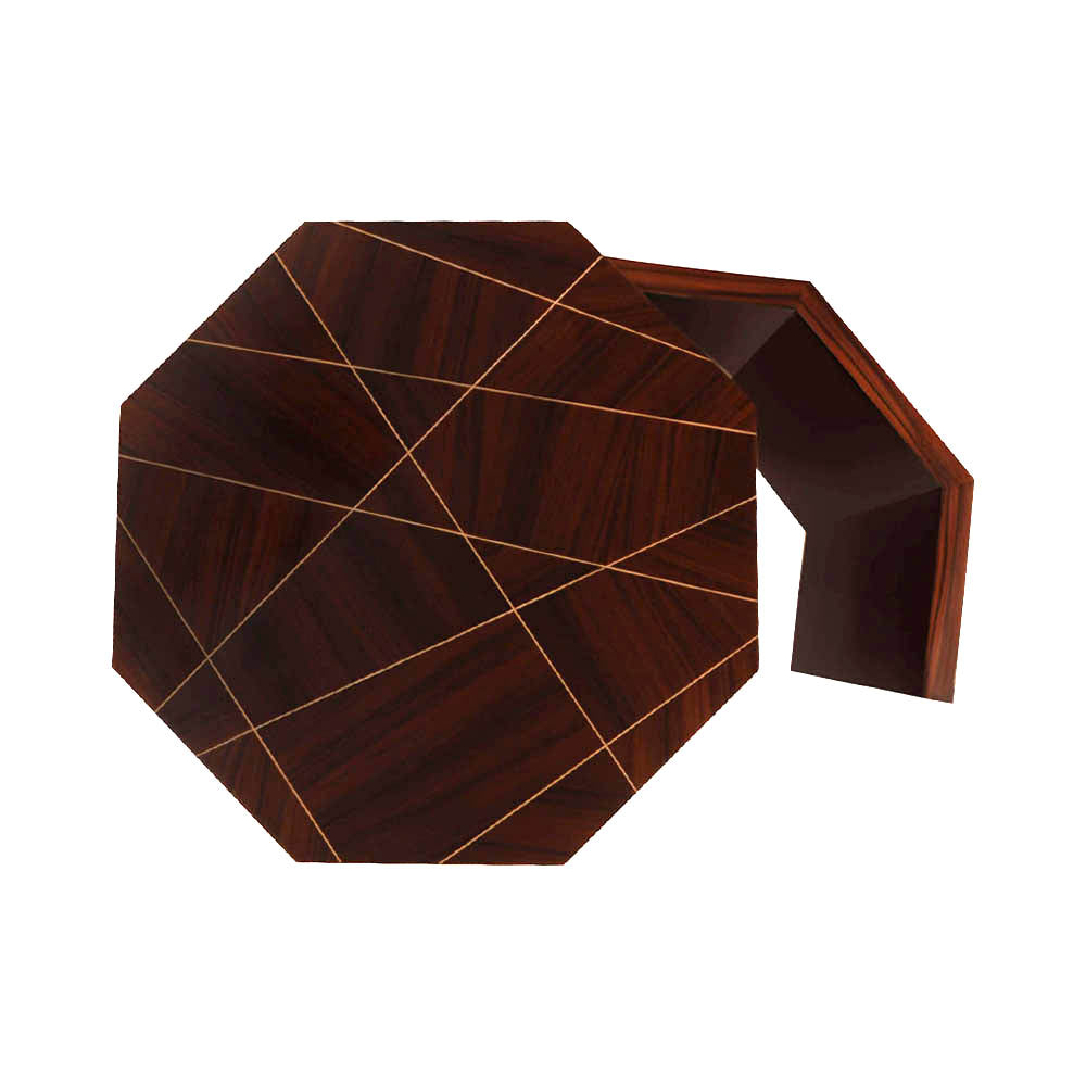 Drue Wooden Dark Brown Bedside Table | Modern Furniture + Decor
