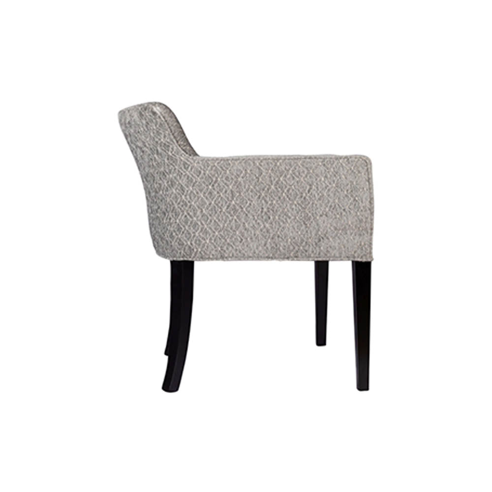Eaton Upholstered Curved Arm Rest Chair | Modern Furniture + Decor
