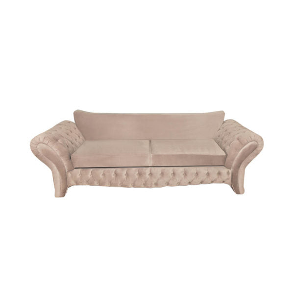 Elany Upholstered with Tufted Curved Arm Sofa