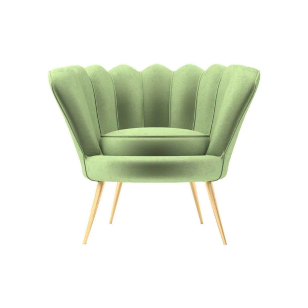 Flower Upholstered Accent Armchair | Modern Furniture + Decor