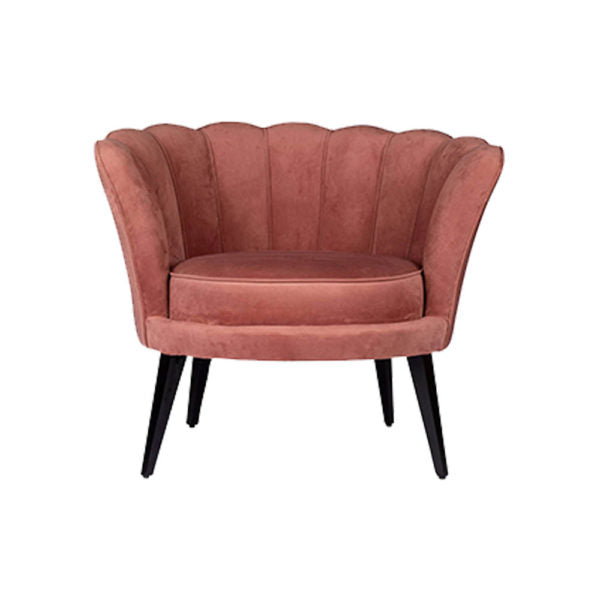 Flower Upholstered Accent Armchair