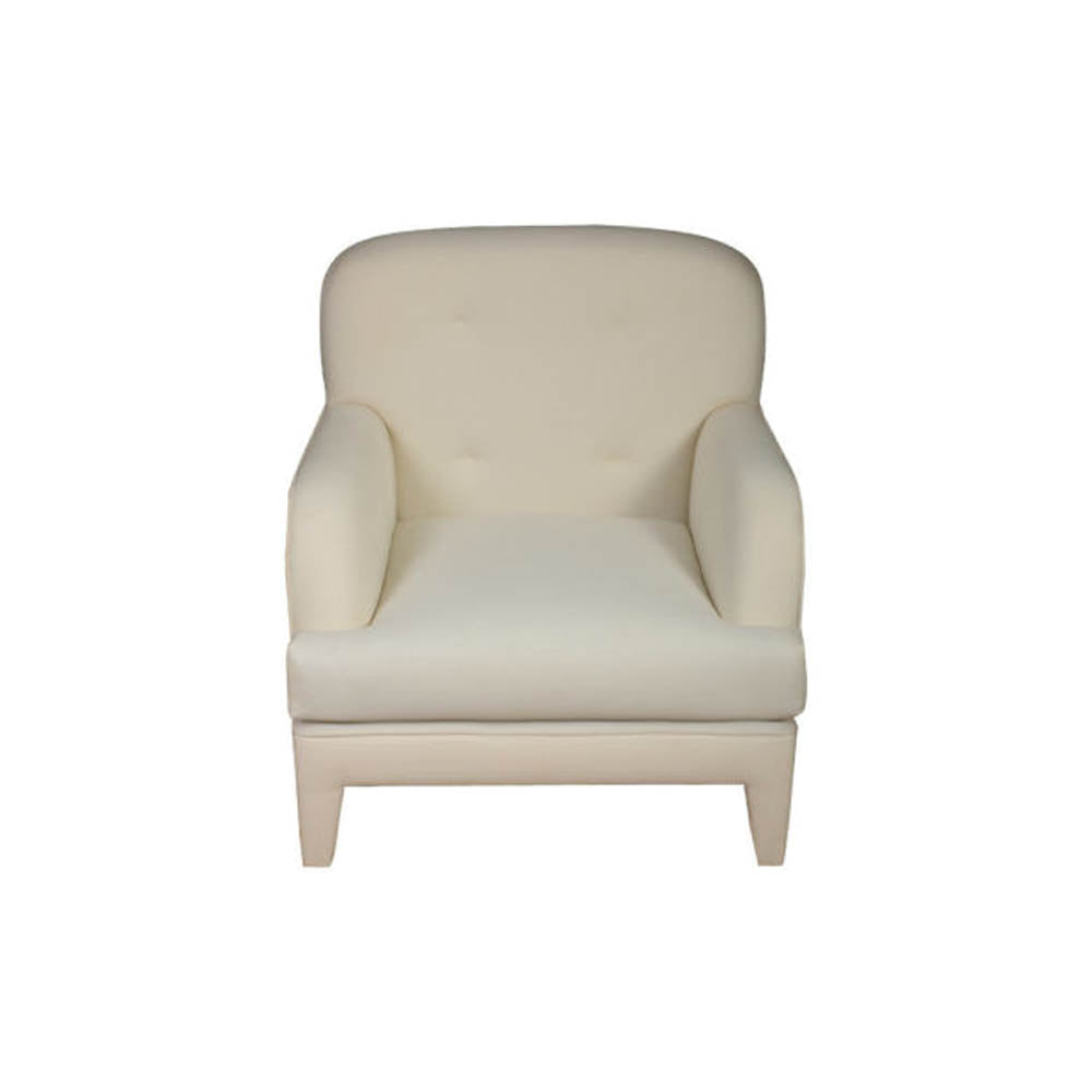 Genaro Upholstered Low Back Armchair | Modern Furniture + Decor