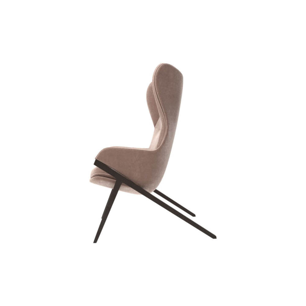 Gita Upholstered Highback Armchair | Modern Furniture + Decor