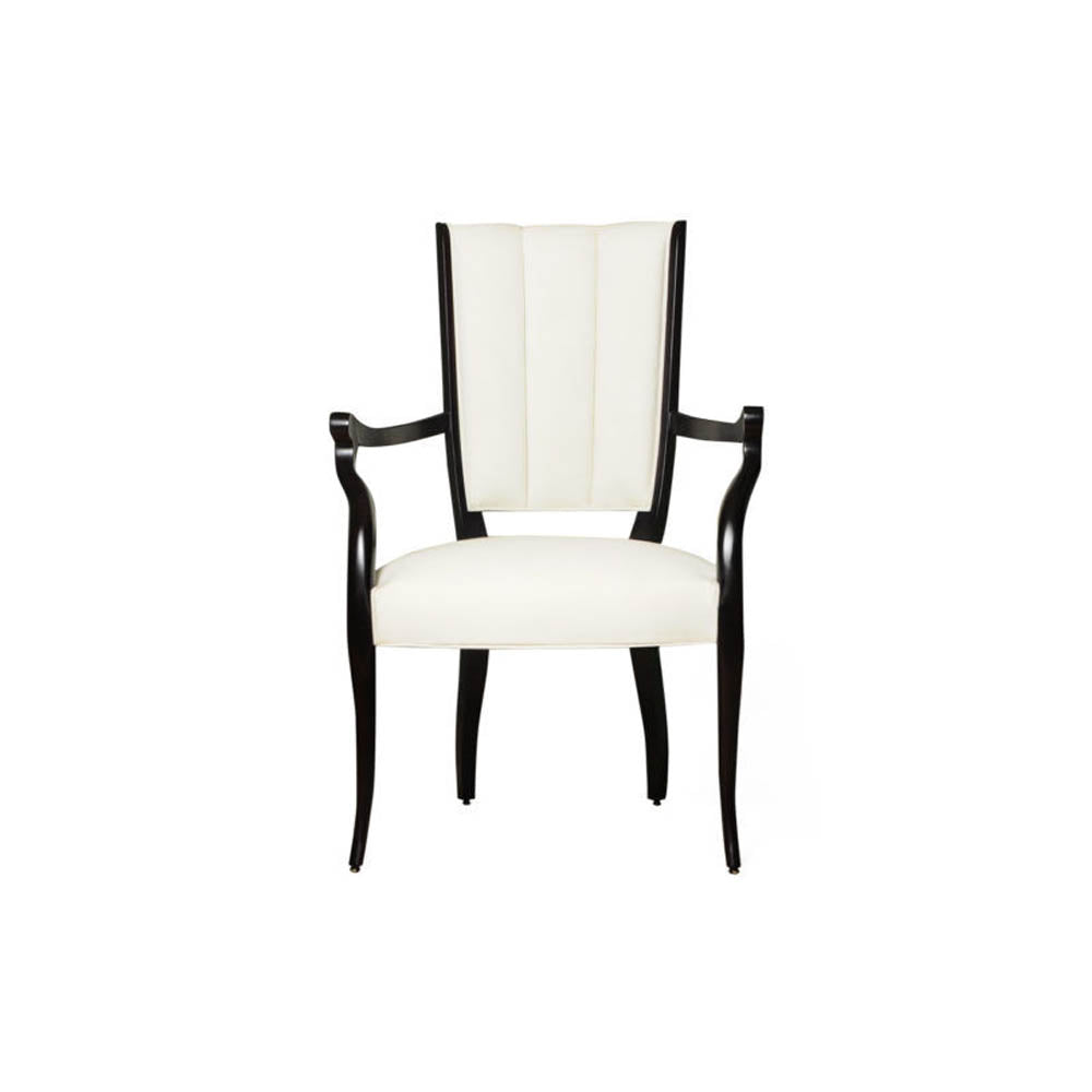 Grace Upholstered High Back Dining Arm Chair | Modern Furniture + Decor