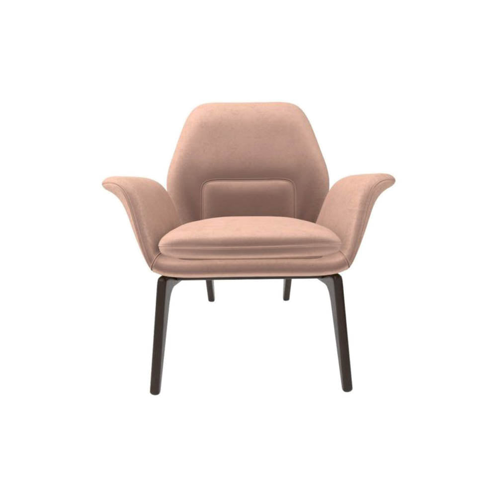 Hermes Upholstered Rolling Arm Chair | Modern Furniture + Decor