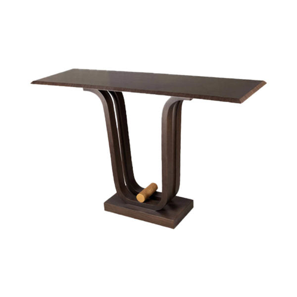 Judy Brown Console Table with Curved Legs