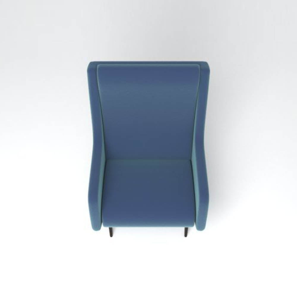 Kogan Upholstered High Backed Armchair | Modern Furniture + Decor