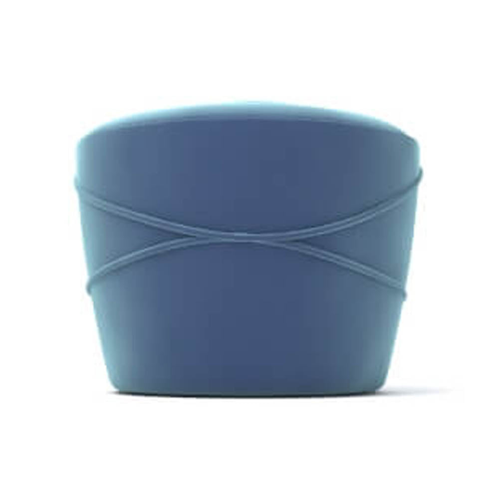 Lovy Round Velvet Turquoise Blue Pouf with Brass Base | Modern Furniture + Decor