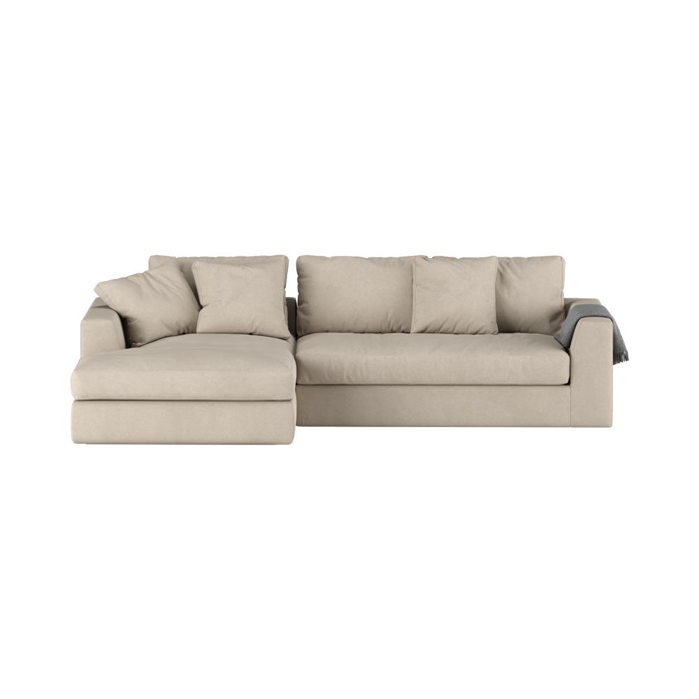 Lucy Right Hand Fabric Corner Sofa | Modern Furniture + Decor