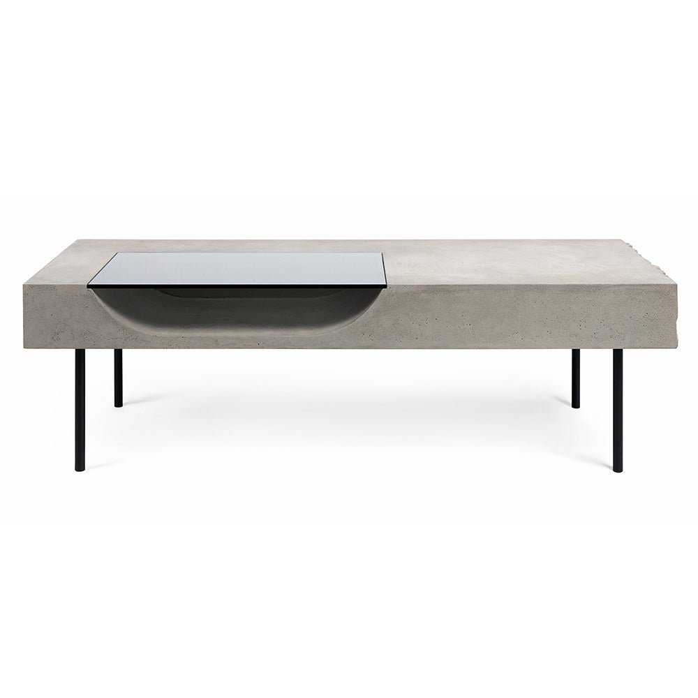 Lyon Beton Curb Coffee Table with Concrete Top | Modern Furniture + Decor