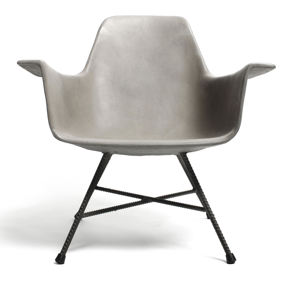 Lyon Beton Hauteville Low Armchair with Concrete Seat | Modern Furniture + Decor