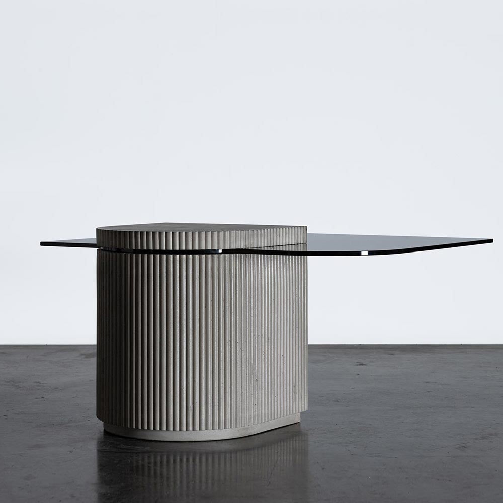 Lyon Beton Strut Square Coffee Table Made From Concrete | Modern Furniture + Decor