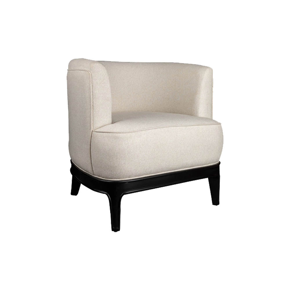 Marais Upholstered Tup Beige Armchair | Modern Furniture + Decor