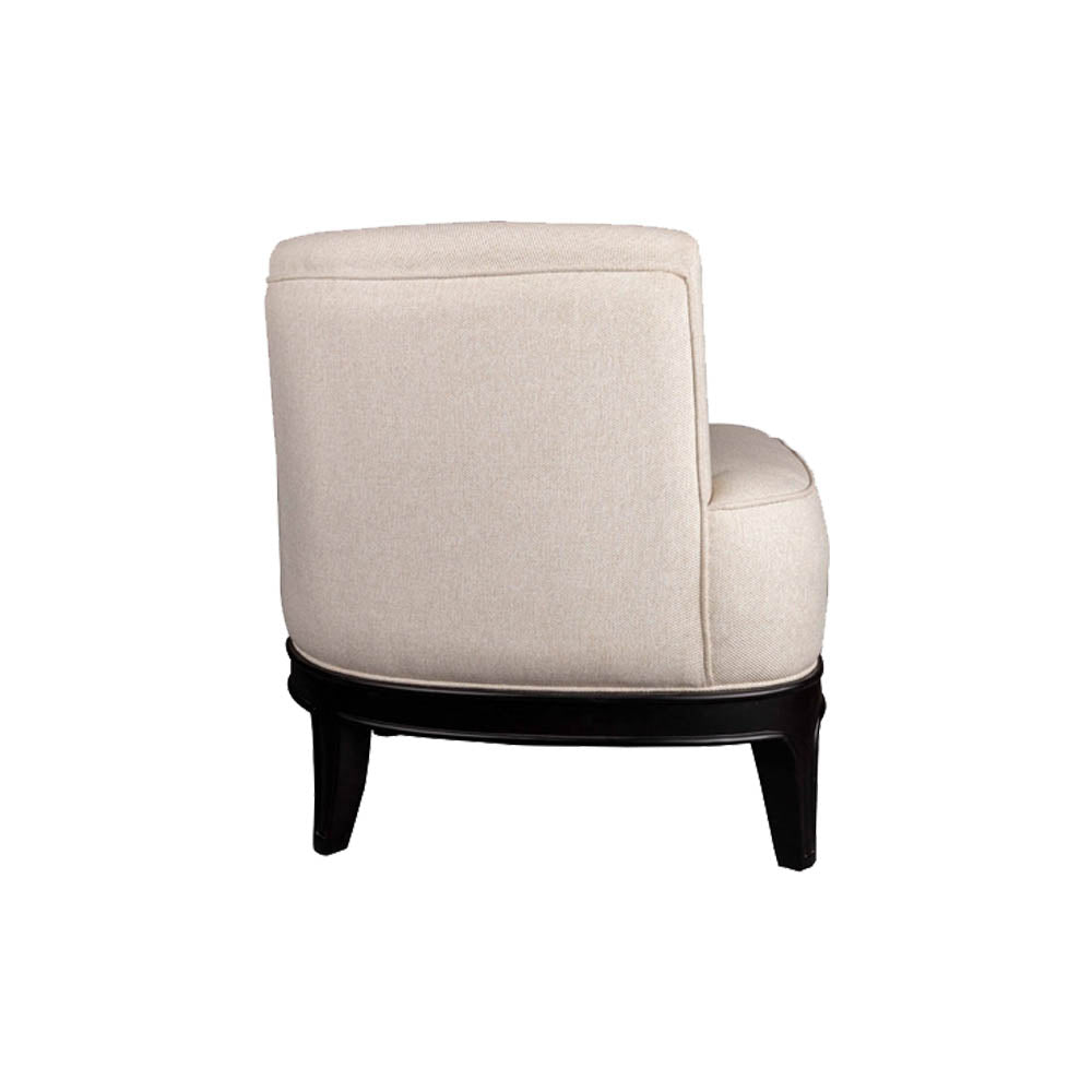 Marais Upholstered Tup Beige Armchair | Modern Furniture + Decor