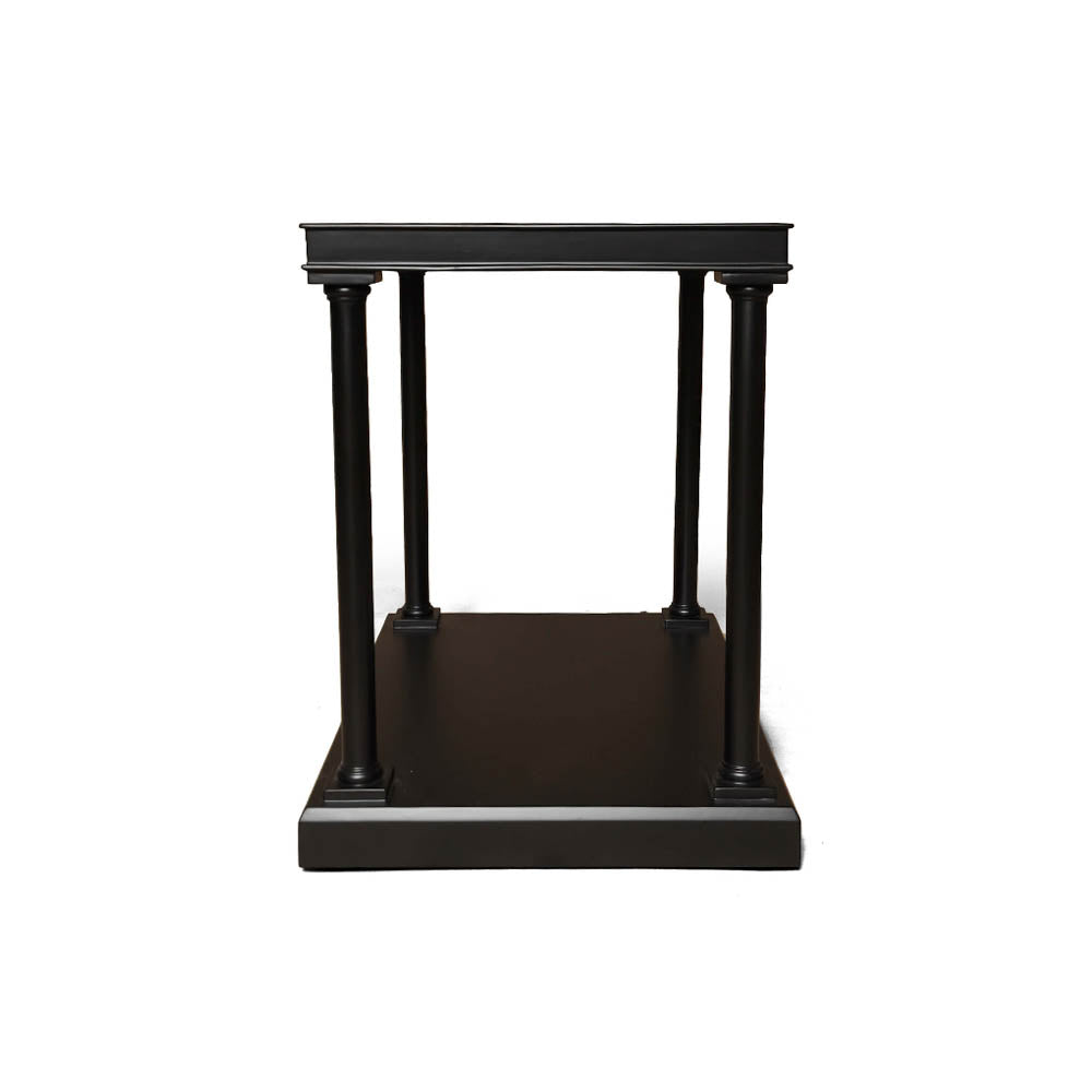 Marshal Rectangular Side Table with Shelf | Modern Furniture + Decor