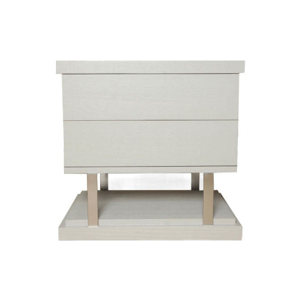 Max Bedside Table with Stainless Steel