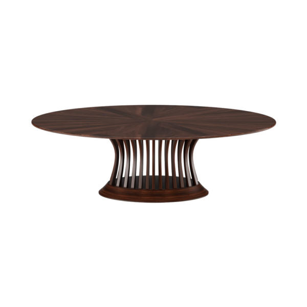 Milan Oval Wooden Dining Table