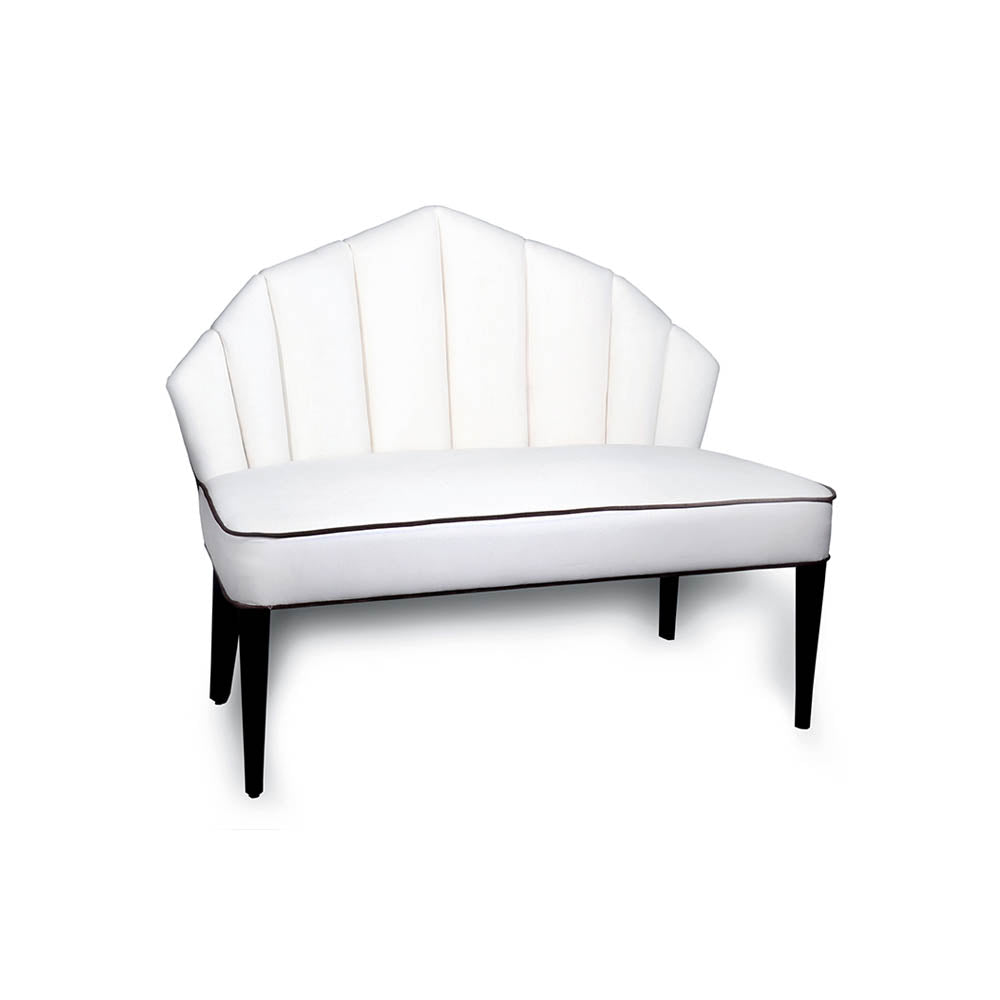Noa Upholstered Two Seater Armless Sofa | Modern Furniture + Decor