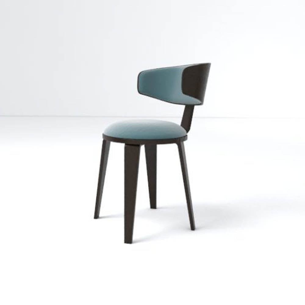 Oska Upholstered Winged Dining Chair | Modern Furniture + Decor