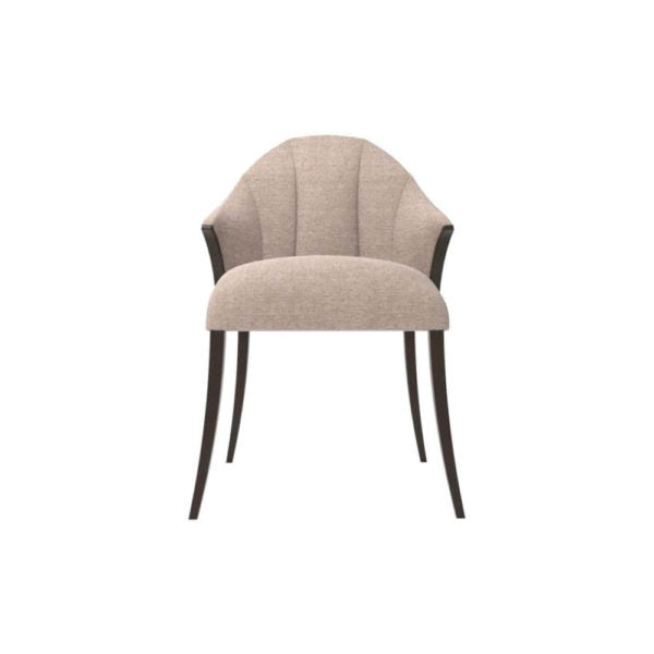 Peacock Upholstered Slope Arm Dining Chair