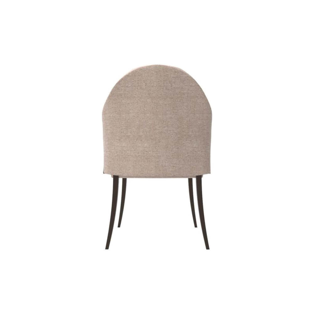 Peacock Upholstered Slope Arm Dining Chair | Modern Furniture + Decor