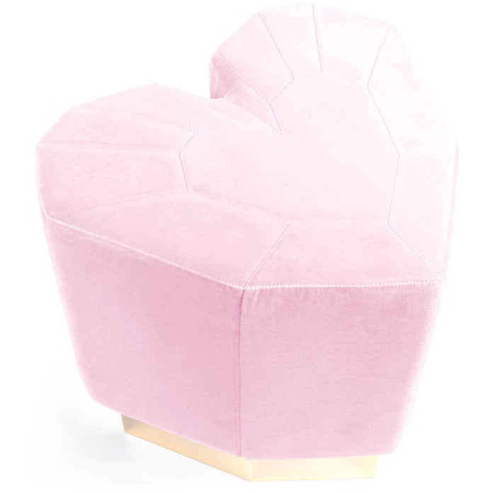 Light Pink Queen Heart Stool by Royal Stranger | Modern Furniture + Decor