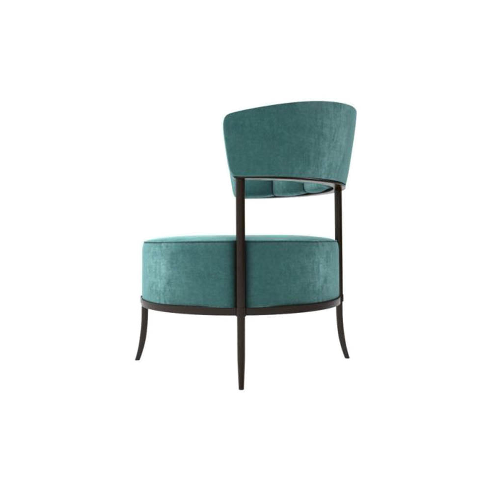 Renata Upholstered Round Back Accent Chair | Modern Furniture + Decor
