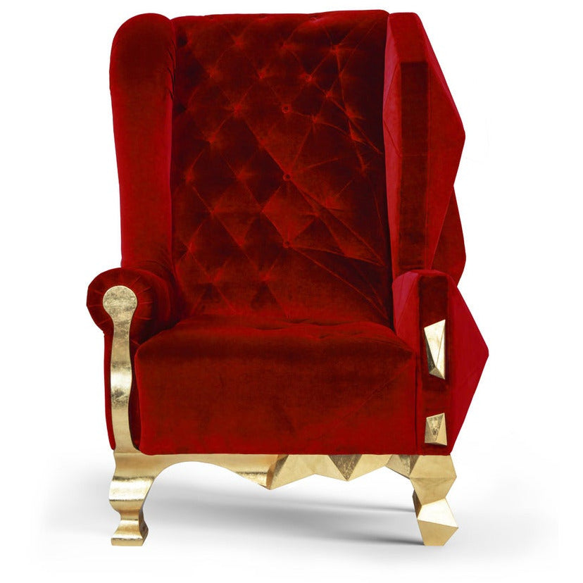 Velvet Blue Rockchair by Royal Stranger | Modern Furniture + Decor