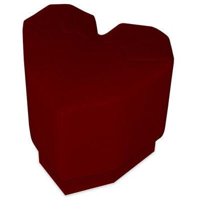 Queen Heart Varese Scarlet Stool by Royal Stranger | Modern Furniture + Decor