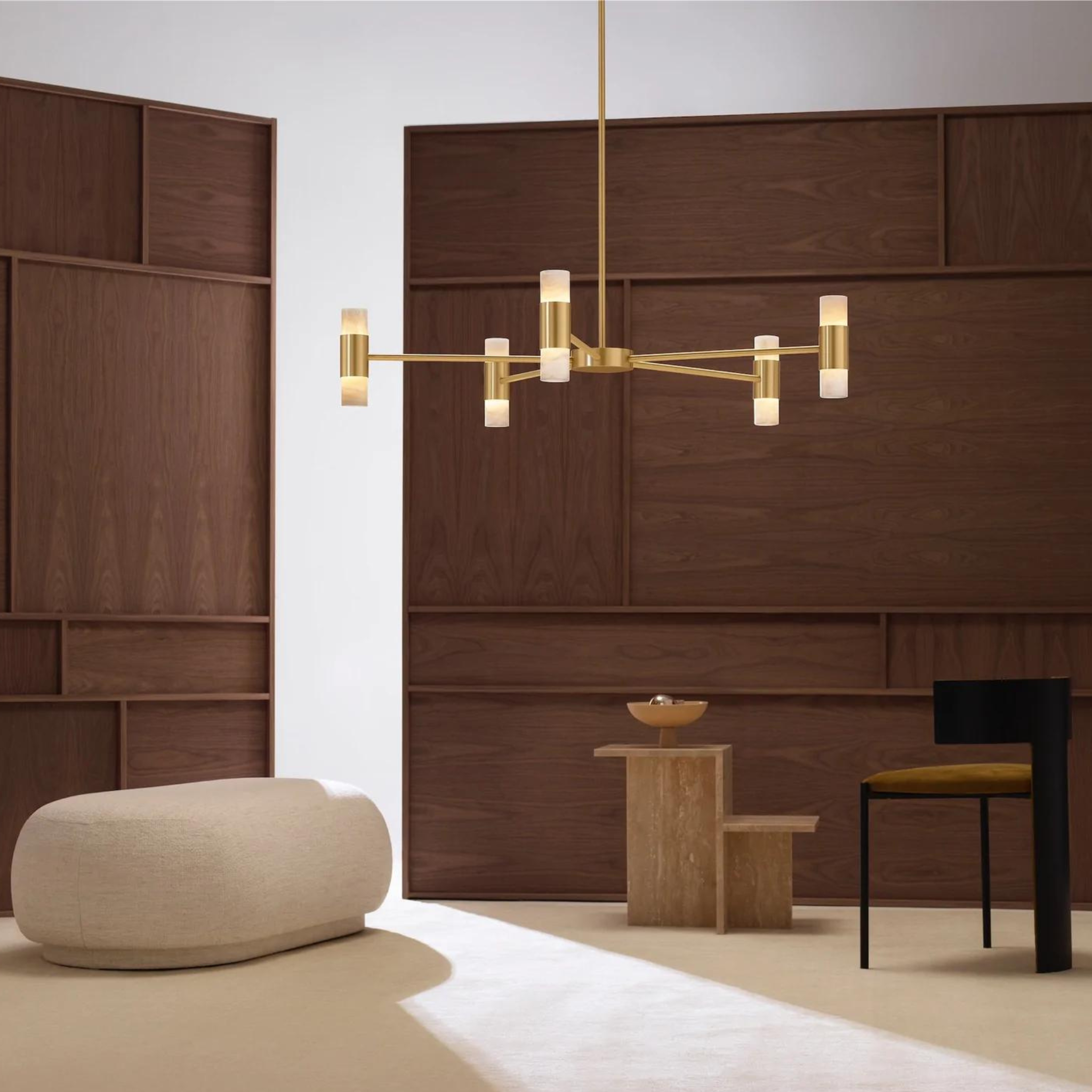 ROMA PENDANT (SATIN BRASS & BRONZE) - CTO LIGHTING | Modern Furniture + Decor