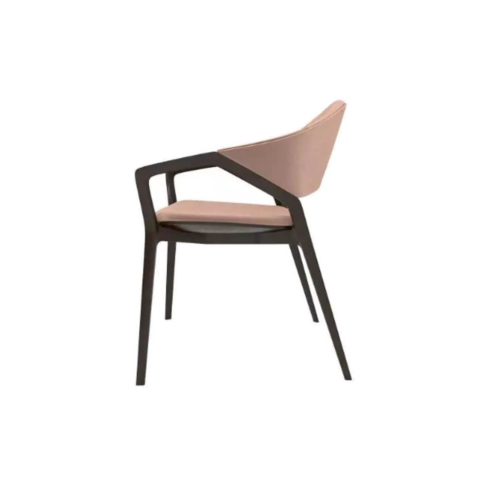 Tonia Upholstered Curved Arm Dining Chair | Modern Furniture + Decor