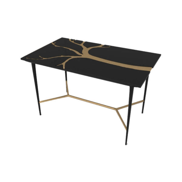 Tree Wooden and Metal Console Table