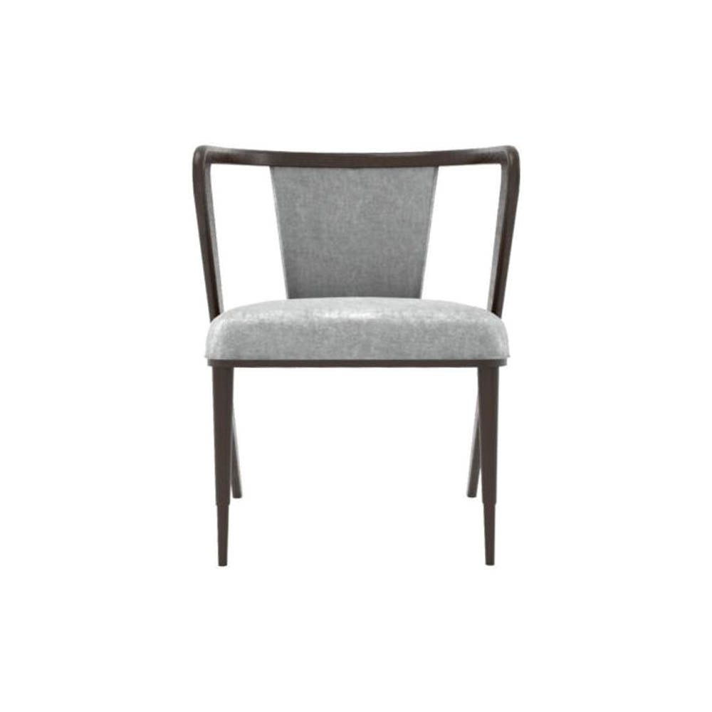 Zaria Upholstered Dining Chair with Armrest | Modern Furniture + Decor
